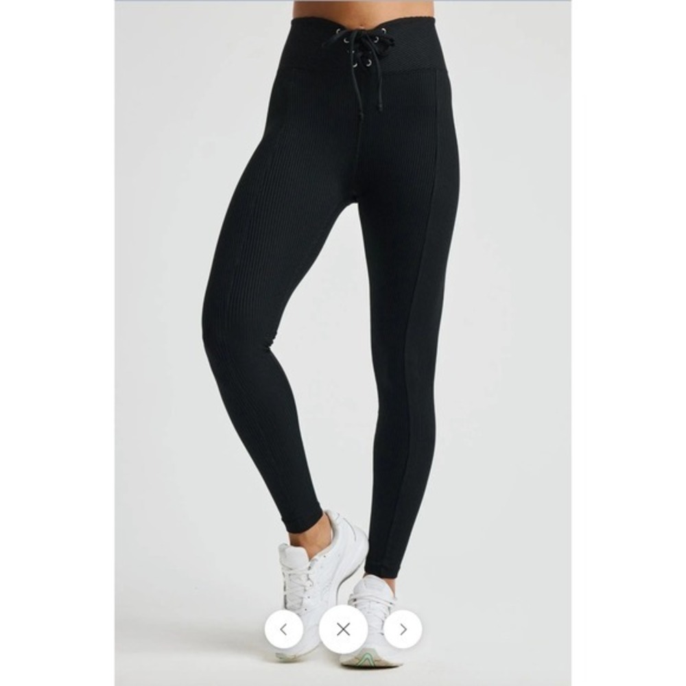 Year of‎ Ours Ribbed Football Legging in Black
